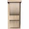 Ekena Millwork Ridgewood Smooth Corbel w/Backplate, Douglas Fir, 7 1/2"W x 8"D x 16"H COR08X08X16RID01SDF - alternate 4